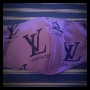 Purple and Black Face Mask